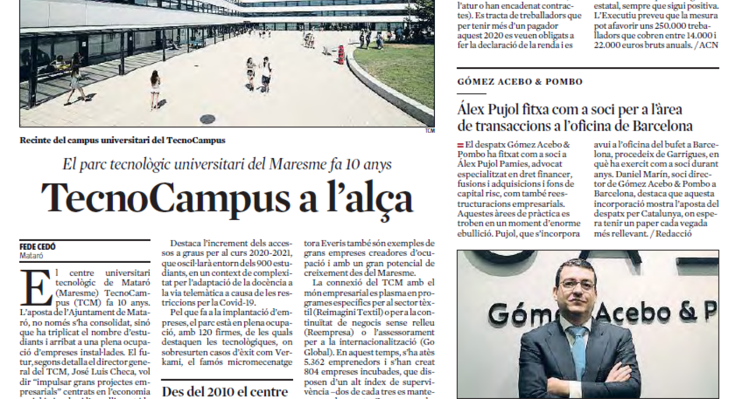 TecnoCampus a l'alça